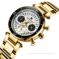 REWARD Calendar Second Chronograph Luminous Waterproof Watch